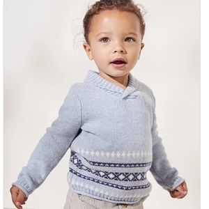 NWT Boys Wool Fair Isle Sweater